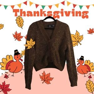 wool "Classic Brown Medium Wool Sweater by OBR"